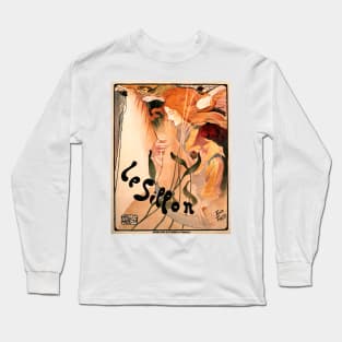 Art Nouveau LE SILLON The Furrow 1895 by Belgian Artist Fernand Toussaint Long Sleeve T-Shirt